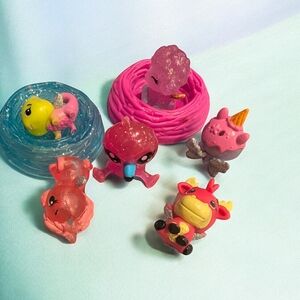Colorful Animal Action Figures Playset
